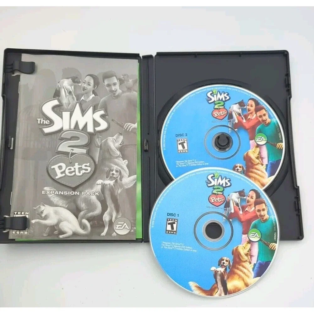 The Sims‎ 2 Pets PC Game Expansion Pack 2006 Complete With Manual